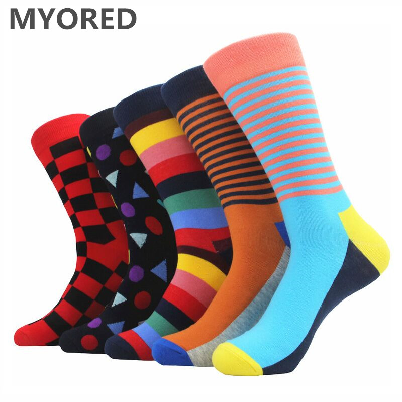 MYORED brand new men socks colorful combed cotton summer winter long socks Jacquard knitting sock for man business dress, 721c
MYORED brand new men socks colorful combed cotton summer winter long socks Jacquard knitting sock for man business dress, 721c