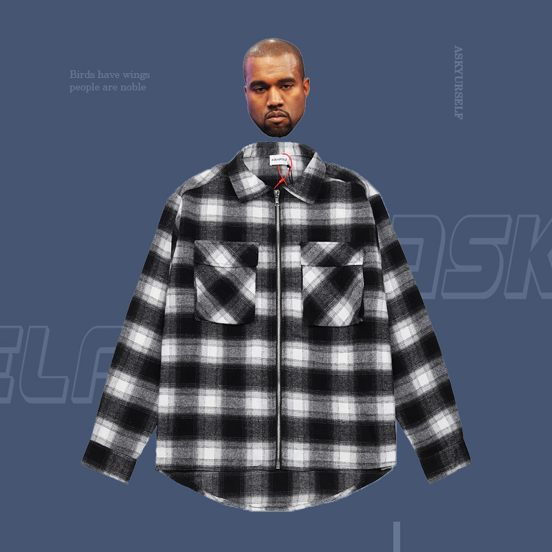 Fashion Plaid Shirts Men's Jackets Coat Woman Blouse Askyurself Zipper Cardigan Oversize Streewear Sweatshirts Long Sleeves Cotton Winter, White;black
Fashion Plaid Shirts Men's Jackets Coat Woman Blouse Askyurself Zipper Cardigan Oversize Streewear Sweatshirts Long Sleeves Cotton Winter, White;black