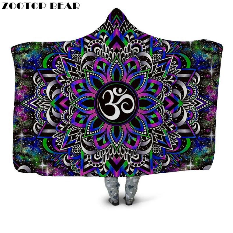 Colorful Lotus Hooded Blanket Microfiber Wearable Fashion Geometric 3D print Brand Throw Blankets Soft Bedding Portable Adults
Colorful Lotus Hooded Blanket Microfiber Wearable Fashion Geometric 3D print Brand Throw Blankets Soft Bedding Portable Adults
