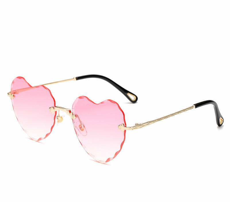 Trimming Sunglasses frameless gradient ocean retro circular Peach heart metal glasses for Men and Women UV 400 Sunglasses 819007
Trimming Sunglasses frameless gradient ocean retro circular Peach heart metal glasses for Men and Women UV 400 Sunglasses 819007