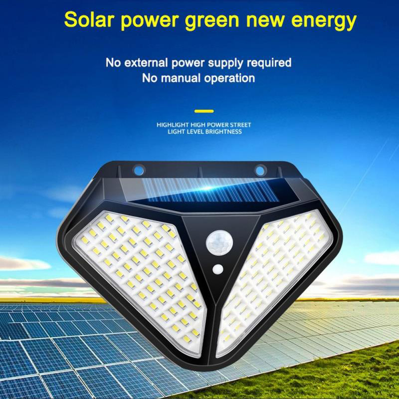 Solar Flood Lights Motion Sensor Wall Light Outdoor Waterproof Yard Security Lamp LED Solar Light for Outdoor Garden Street Patio