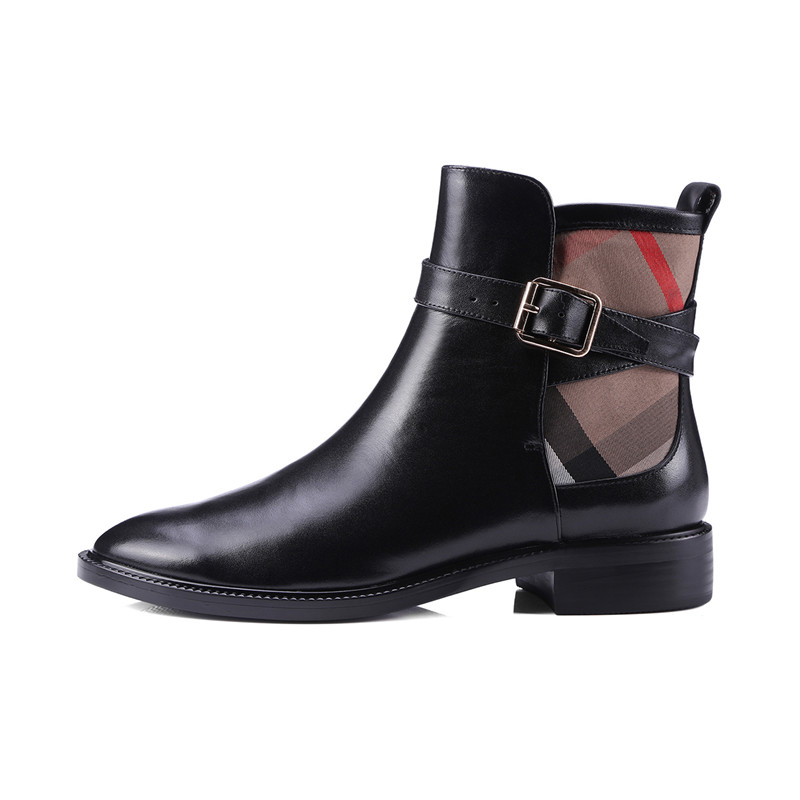 2020 Spring Autumn Fashion Woman ankle Boots Black Genuine Leather botas mujer Low Heels Soft Leather Boots, Short boots
2020 Spring Autumn Fashion Woman ankle Boots Black Genuine Leather botas mujer Low Heels Soft Leather Boots, Short boots