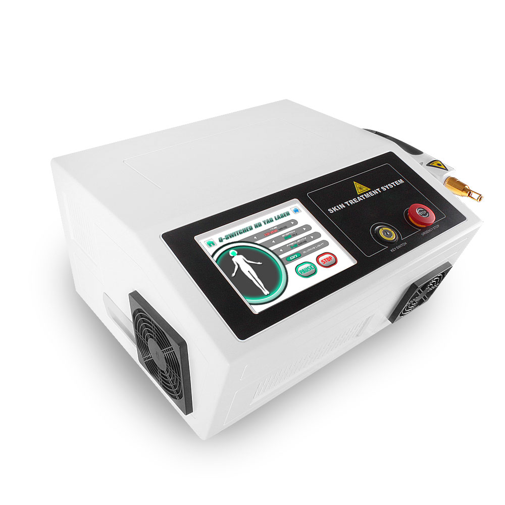 Professional portable Multi-Functional Beauty Equipment q switched nd yag laser carbon peel machine tattoo removal equipment ce certifacate