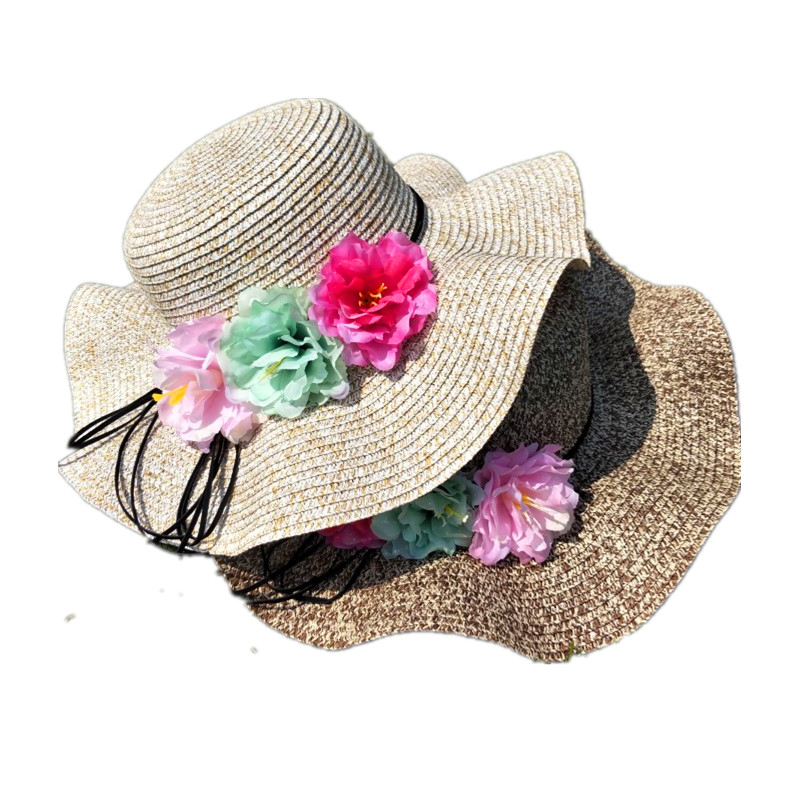 Fashion parent-child Cute flower sun hats Girl hand made straw wide brim sun hats casual shade hat summer woman beach hat, Blue
Fashion parent-child Cute flower sun hats Girl hand made straw wide brim sun hats casual shade hat summer woman beach hat, Blue