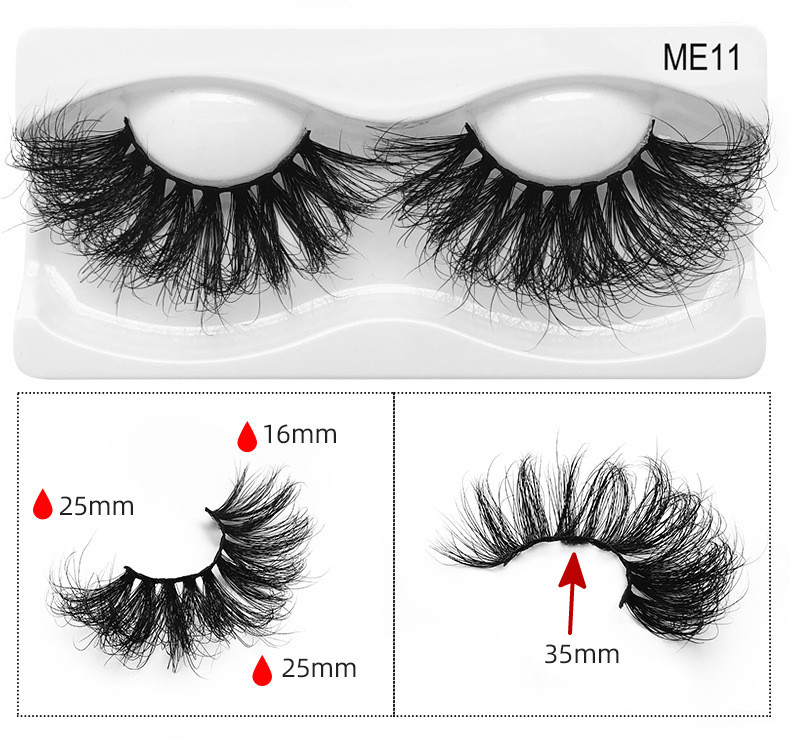 20 Styles 25 Mm 5D Mink Eyelashes Dramatic Long Mink Lashes Makeup Full Strip Lashes 25mm False Eyelashes 3D Mink Eyelashes Reusable Pestanas De Vison