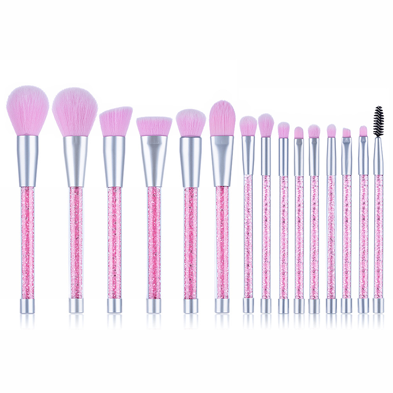 Miyaup new pattern transparent handle cosmetics brush set beautiful purple and pink crystal diamond make up brushes
Miyaup new pattern transparent handle cosmetics brush set beautiful purple and pink crystal diamond make up brushes