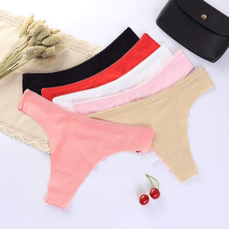 2020 New Solid G-String Thongs Women Underwear Low-Rise Female Lingerie Panties Can Breathe Briefs Dropshipping
2020 New Solid G-String Thongs Women Underwear Low-Rise Female Lingerie Panties Can Breathe Briefs Dropshipping
