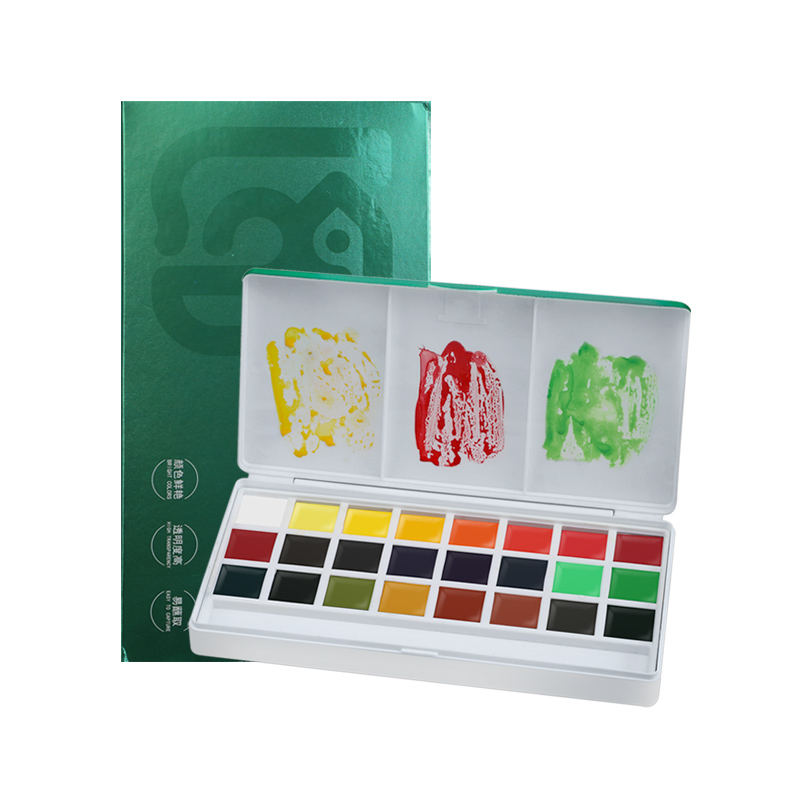 Rubens Children 18/24 Color Student Grade Solid Watercolor Paint Non-toxic Water Color Paint Set Easily for beginner
Rubens Children 18/24 Color Student Grade Solid Watercolor Paint Non-toxic Water Color Paint Set Easily for beginner