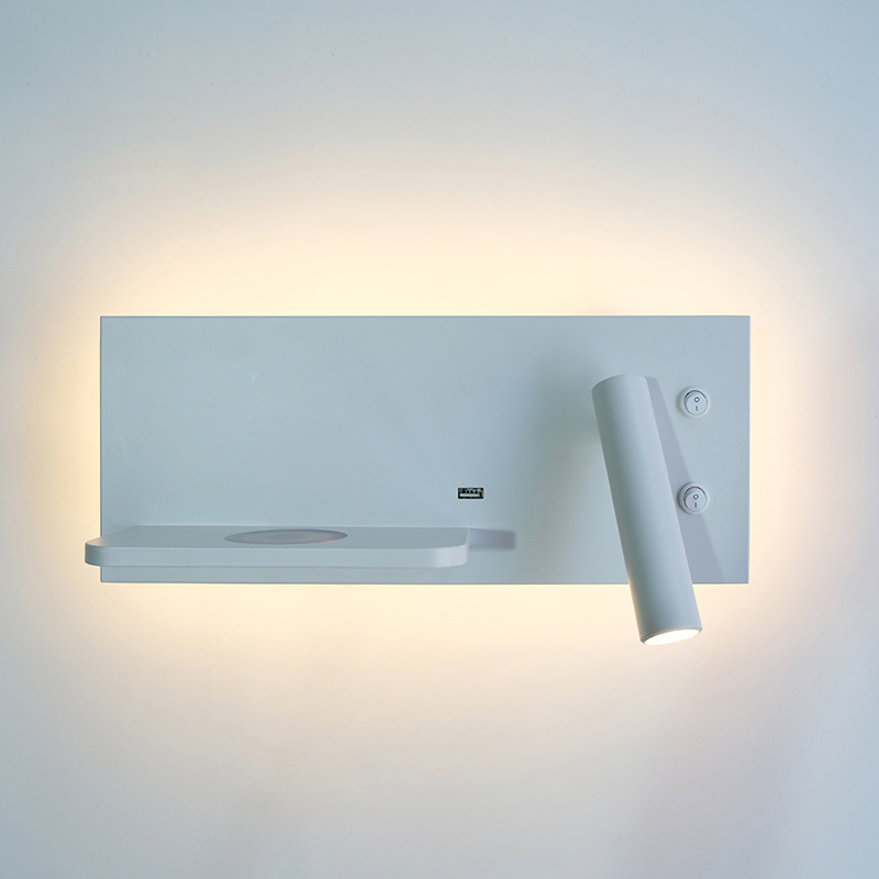 ZEROUNO Reading Book Lamp Wall Light Home Hotel Bedroom Wireless Charger Board USB Charger Outlet Dual Switch Led Light Fixtures
ZEROUNO Reading Book Lamp Wall Light Home Hotel Bedroom Wireless Charger Board USB Charger Outlet Dual Switch Led Light Fixtures
