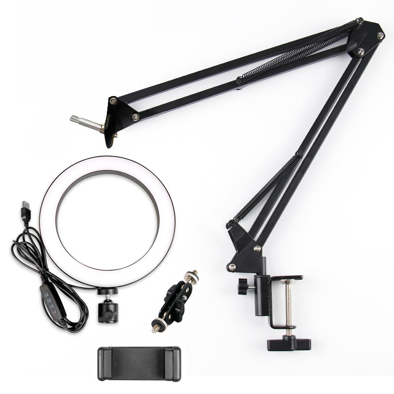 Professional Photo Studio 26cm Ringlight LED Selfie Ring Light with Tripod Phone Holder Photography Lights Ring Lamp for YouTube
Professional Photo Studio 26cm Ringlight LED Selfie Ring Light with Tripod Phone Holder Photography Lights Ring Lamp for YouTube