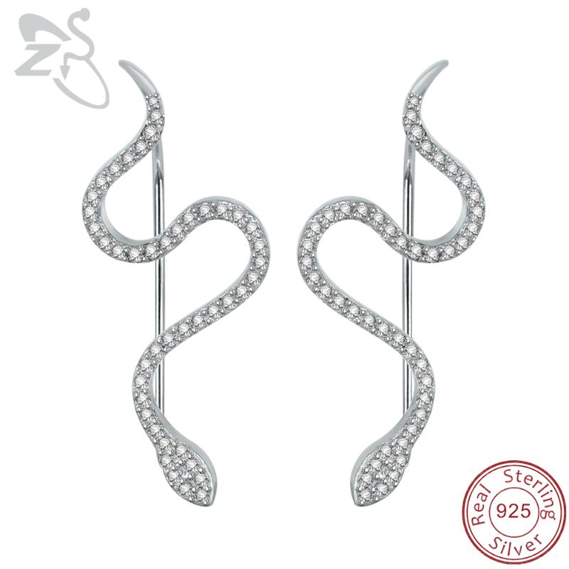 ZS 2020 Snake Earrings 925 Sterling Silver Micro Inlay Cubic Zirconia Trendy Stud Earrings for Women Wedding Party Jewelry
ZS 2020 Snake Earrings 925 Sterling Silver Micro Inlay Cubic Zirconia Trendy Stud Earrings for Women Wedding Party Jewelry