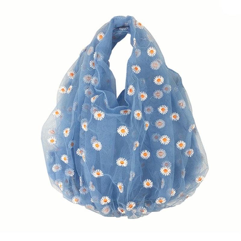 Small daisy bag embroidery mesh bag spring and summer cute small fresh shopping practical handbag
Small daisy bag embroidery mesh bag spring and summer cute small fresh shopping practical handbag