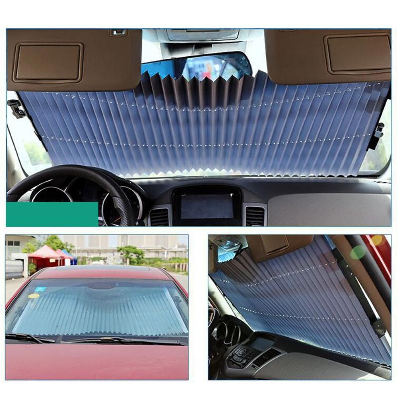 Car Sunscreen Insulation Sunshade Automatic Retractable Folding Front Windshield Visor Curtain Blackout Curtain Light Barrier
Car Sunscreen Insulation Sunshade Automatic Retractable Folding Front Windshield Visor Curtain Blackout Curtain Light Barrier