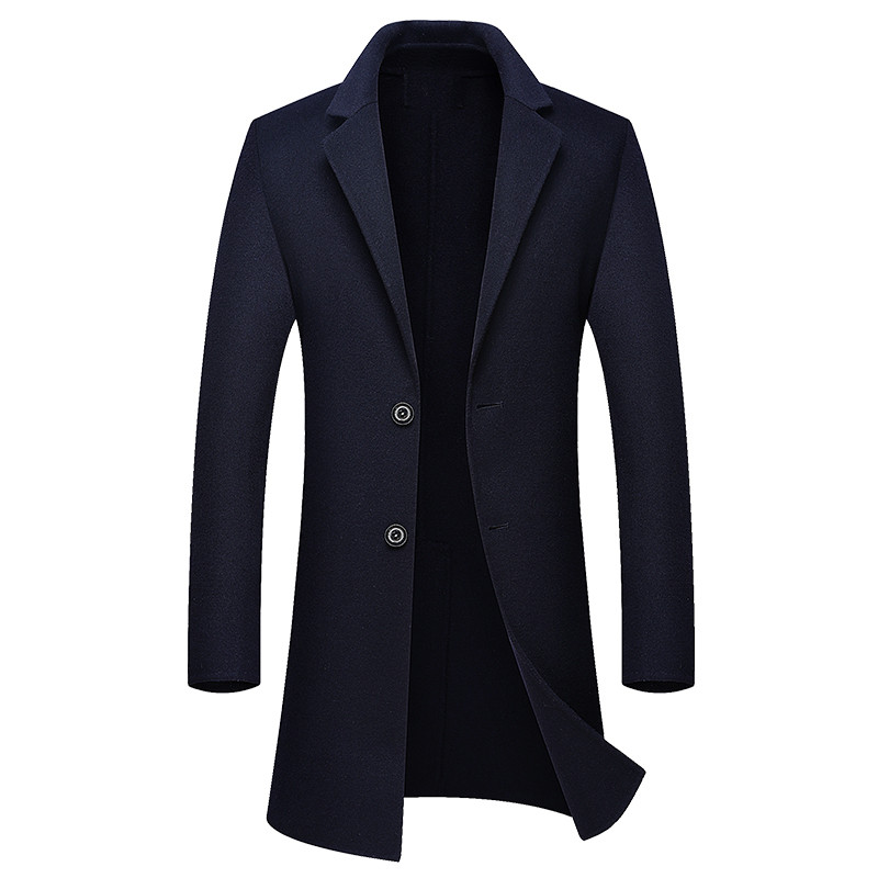 New Winter woolen long peacoat men slim fit casual thick overcoat mens warm Windbreaker trench coat Jackets, Black
New Winter woolen long peacoat men slim fit casual thick overcoat mens warm Windbreaker trench coat Jackets, Black
