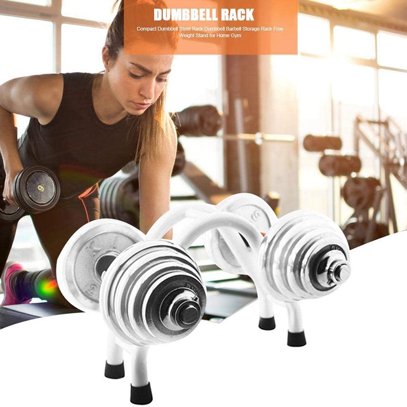Dumbbell Rack Compact Dumbbell Barbell Storage Rack Free Weight Stand for Household Office Gym, Silver
Dumbbell Rack Compact Dumbbell Barbell Storage Rack Free Weight Stand for Household Office Gym, Silver