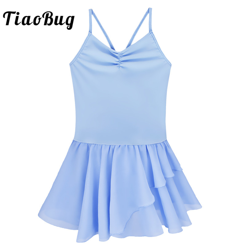 TiaoBug Kids Girls Spaghetti Straps Ballet Tutu Dance Leotard Chiffon Dress Child Stage Dance Costume for Gymnastics Class, Lavender
TiaoBug Kids Girls Spaghetti Straps Ballet Tutu Dance Leotard Chiffon Dress Child Stage Dance Costume for Gymnastics Class, Lavender
