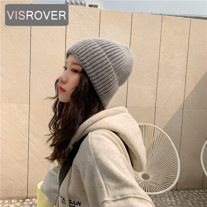 VISROVER 5 colorways acrylic and wool winter hat for woman solid color bonnet autumn beanies warm soft winter skullies cap gift
VISROVER 5 colorways acrylic and wool winter hat for woman solid color bonnet autumn beanies warm soft winter skullies cap gift