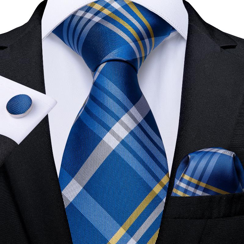 Bow Ties Gift Men Tie Blue White Striped Silk Wedding For DiBanGu Design Hanky Cufflink Quality Set Fashion Drop
Bow Ties Gift Men Tie Blue White Striped Silk Wedding For DiBanGu Design Hanky Cufflink Quality Set Fashion Drop