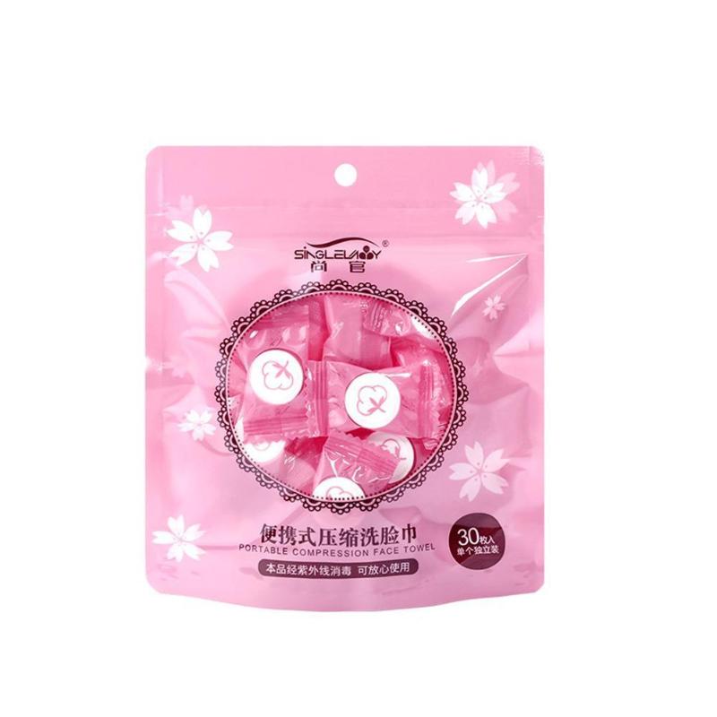 Portable Travel Non-woven Fabric Disposable Compressed portable Towel Wash travel cleaning Face Cloth Towel N5F0
