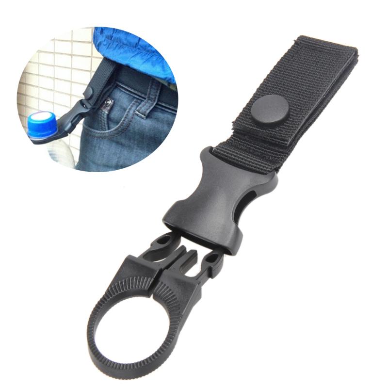 

Nylon Carabiner outdoor hike Water Bottle Buckle Holder tool attach webbing backpack Hanger Hook camp clip hang clasp