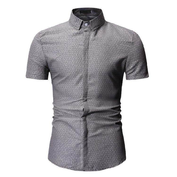 Social Men Shirts Turn-down collar Hawaiian Casual Dress Shirt for Men Summer Blouse Men's clothing White Gray Black, Black 1801 ys86-p20
Social Men Shirts Turn-down collar Hawaiian Casual Dress Shirt for Men Summer Blouse Men's clothing White Gray Black, Black 1801 ys86-p20