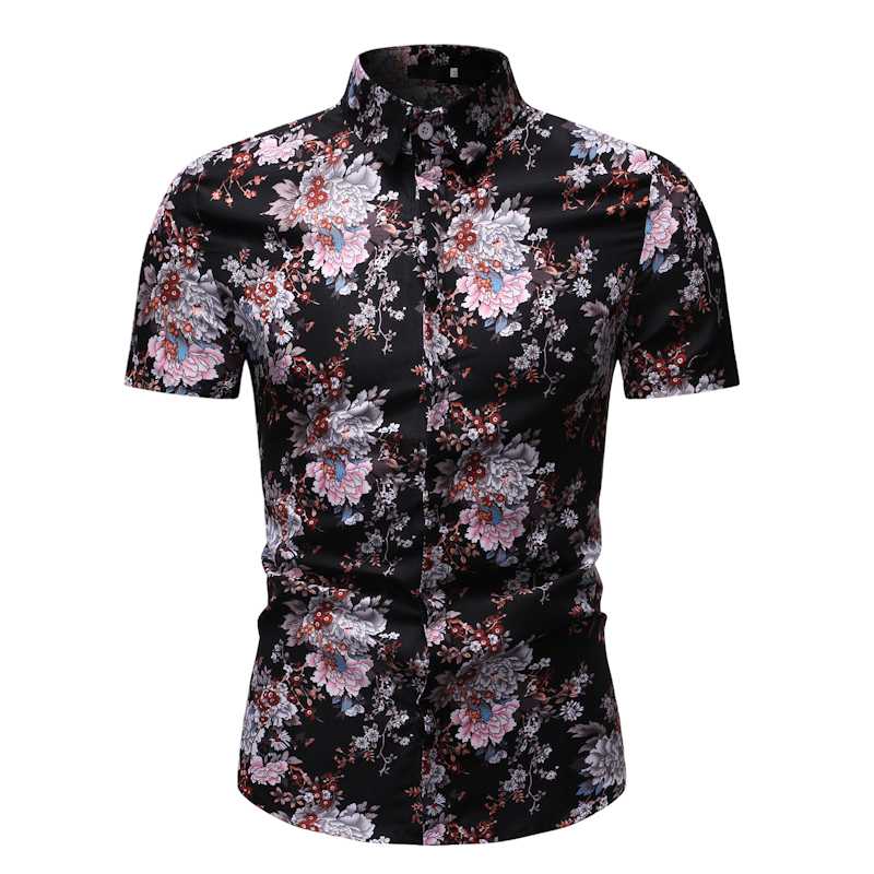 2020 Summer Men's Wear Simple And Versatile Casual Fashion Floral Print Single Breasted Beach Party Short-sleeved Shirt, Picture color
2020 Summer Men's Wear Simple And Versatile Casual Fashion Floral Print Single Breasted Beach Party Short-sleeved Shirt, Picture color