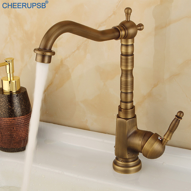 Retro Bathroom Faucet Antique Gold Brass Water Tap Hot Cold Water Mixer Faucets Hole Plug Foam Nozzle Basin Taps Single Hole Tap
Retro Bathroom Faucet Antique Gold Brass Water Tap Hot Cold Water Mixer Faucets Hole Plug Foam Nozzle Basin Taps Single Hole Tap