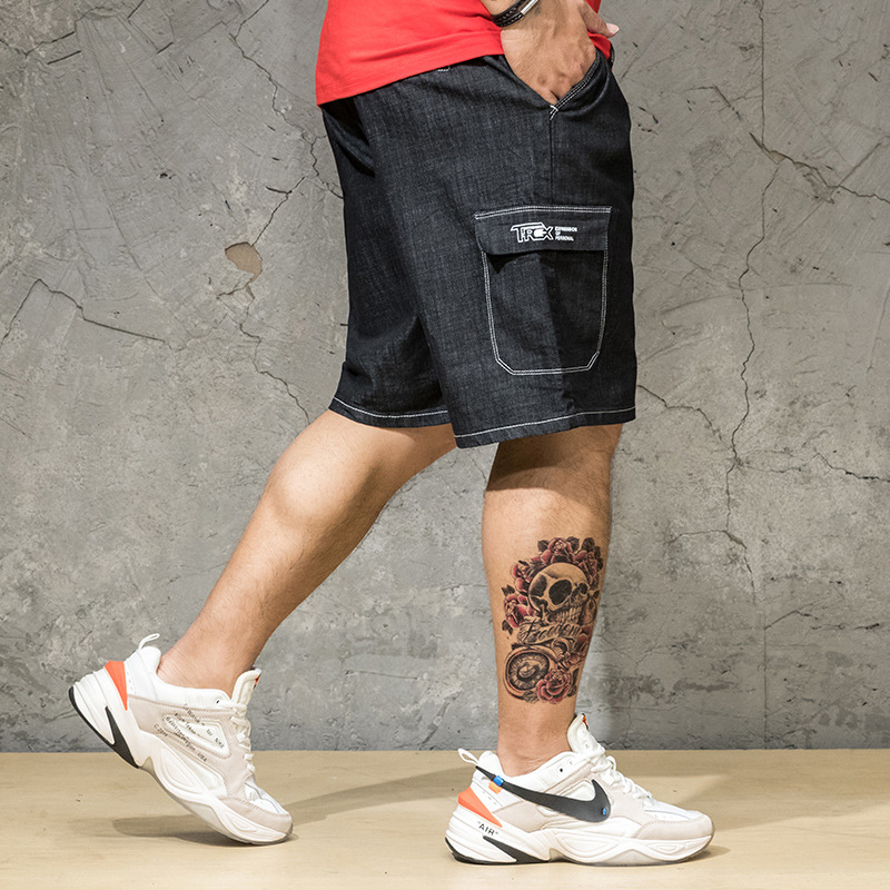 2020 new arrival fashion Multi pocket Extra large Elastic Waist Printing Men Fashion Jeans Shorts plus size SMLXL2XL3XL4XL5XL6XL, Black
2020 new arrival fashion Multi pocket Extra large Elastic Waist Printing Men Fashion Jeans Shorts plus size SMLXL2XL3XL4XL5XL6XL, Black