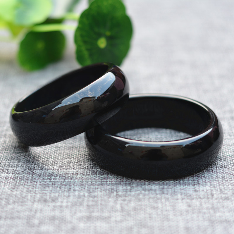 A-Class Natural Black Chalcedony Bangles Round Bracelet Female Fashion Jades Jewelry Accessories
A-Class Natural Black Chalcedony Bangles Round Bracelet Female Fashion Jades Jewelry Accessories