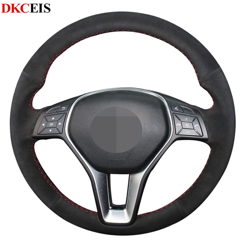 DIY Hand-stitched Black Soft Suede Car Steering Wheel Cover for Mercedes Benz A-Class 2013-2015 B-Class 2014 2013 2012 2011 CLA
DIY Hand-stitched Black Soft Suede Car Steering Wheel Cover for Mercedes Benz A-Class 2013-2015 B-Class 2014 2013 2012 2011 CLA