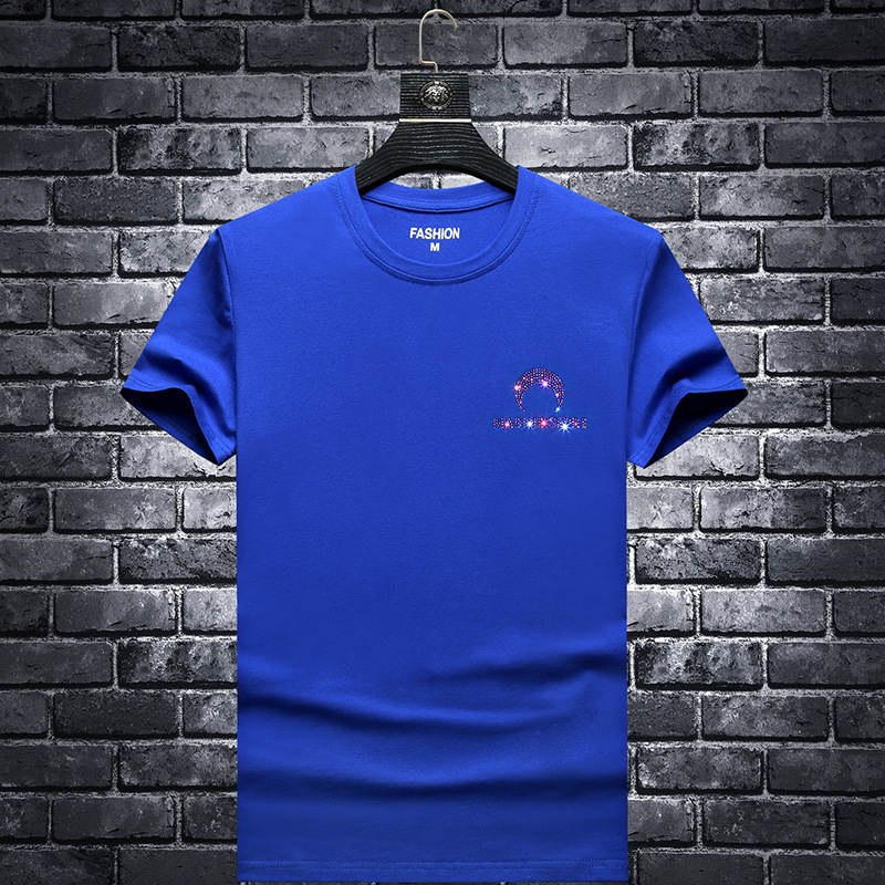 2020 summer fashion brand men's and women's hot diamond short-sleeved T-shirt youth social boys large size cotton trendy half sleeve, White;black
2020 summer fashion brand men's and women's hot diamond short-sleeved T-shirt youth social boys large size cotton trendy half sleeve, White;black