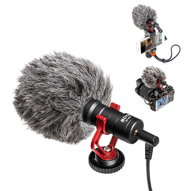 BOYA BY-MM1 MM1 Video Record Microphone for DSLR Camera Smartphone Osmo Pocket Youtube Vlogging Mic for Android phone
BOYA BY-MM1 MM1 Video Record Microphone for DSLR Camera Smartphone Osmo Pocket Youtube Vlogging Mic for Android phone