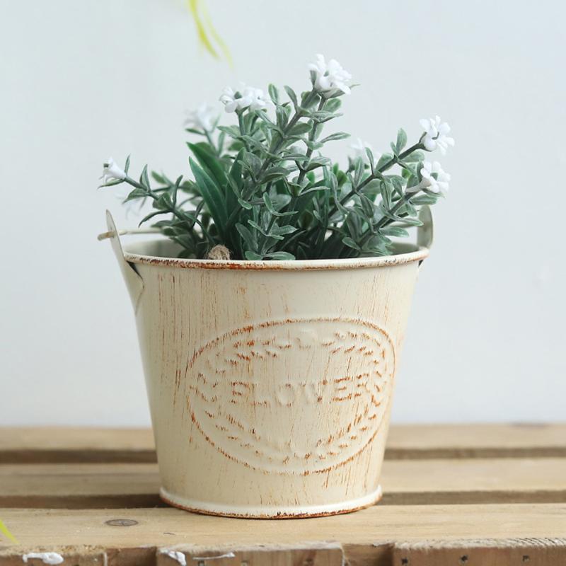 Ldyllic Country Style White Tin Flower Bucket Home Decoration For Placing On Coffee Tables, Dining Tables, As pic
Ldyllic Country Style White Tin Flower Bucket Home Decoration For Placing On Coffee Tables, Dining Tables, As pic