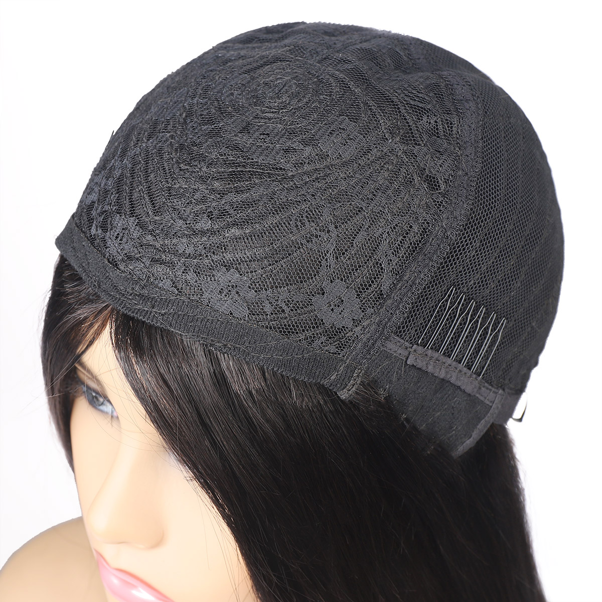 Ishow 28 30inch Brazilian Water Loose Deep Straight Long Human Hair Wigs Middle Part Peruvian Curly None Lace Wigs Indian Hair Body