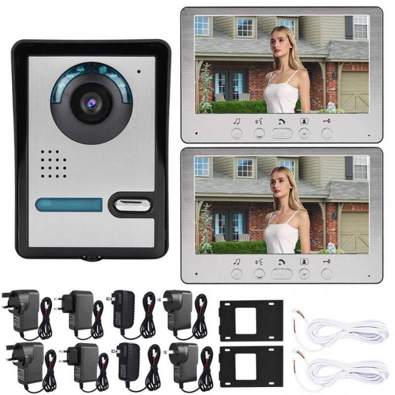 door bell camera 7inch LCD Door Video Phone Wired Intercom Doorbell Kit Home Entry System 1V2 815FA12
door bell camera 7inch LCD Door Video Phone Wired Intercom Doorbell Kit Home Entry System 1V2 815FA12