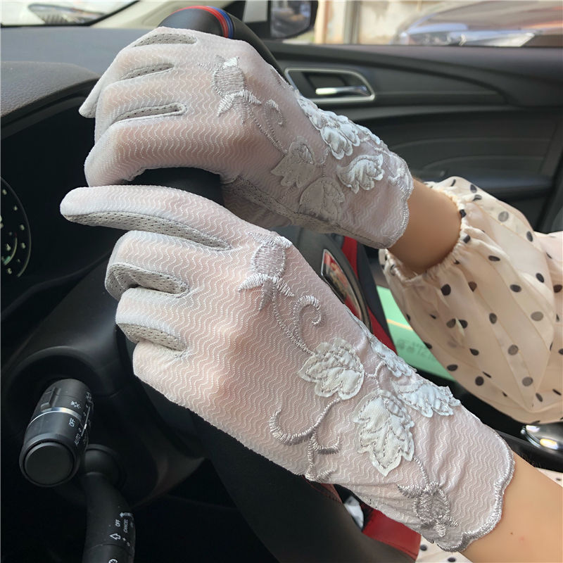 Lady Sunscreen Gloves Summer Spring Women Stretch Touch Screen Anti Uv Slip Resistant Driving Gloves Breathable 24cm
Lady Sunscreen Gloves Summer Spring Women Stretch Touch Screen Anti Uv Slip Resistant Driving Gloves Breathable 24cm