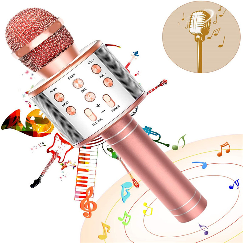 WS858 Colorful Wireless Portable Home Bluetooth Microphone Speaker Integrated Small Size Handheld MIC
WS858 Colorful Wireless Portable Home Bluetooth Microphone Speaker Integrated Small Size Handheld MIC