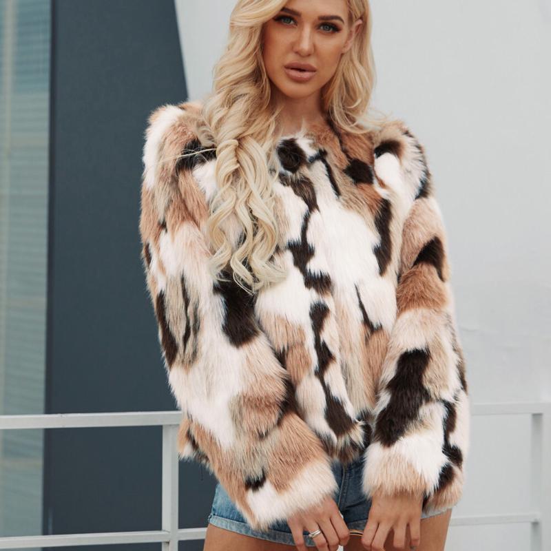 Stylish Bar Plus Size Colored Casual Faux Fur Coat Women 2020 Autumn Winter Jacket Furry Warm Soft Outwear Oversize Jackets, Khaki
Stylish Bar Plus Size Colored Casual Faux Fur Coat Women 2020 Autumn Winter Jacket Furry Warm Soft Outwear Oversize Jackets, Khaki