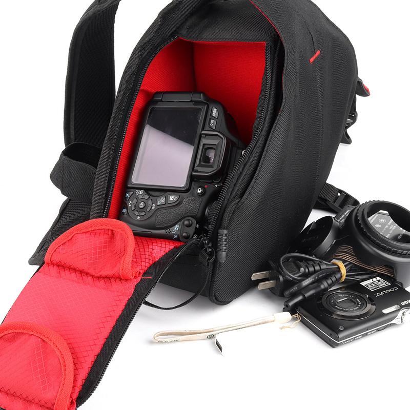Triangle SLR Camera Bag Lowepro Sling Waterproof Backpack Pography Single Shoulder Po Bags Digital DSLR Lens Cases