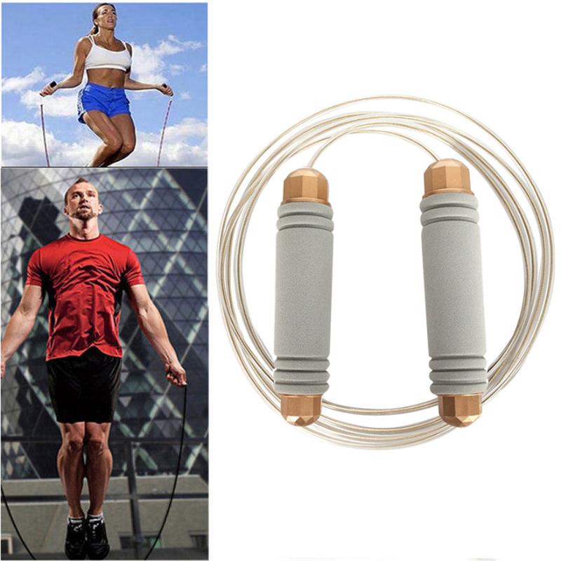 Stainless steel bearing weight-bearing skipping rope Indoor fitness yoga training equipment
Stainless steel bearing weight-bearing skipping rope Indoor fitness yoga training equipment