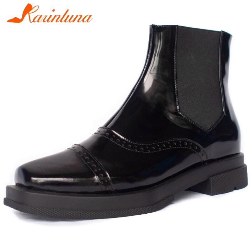 KARIN New Fashion Female 2020 Daily Boots Round Toe Chunky Heels Slip On Ankle Women Boots Genuine Leather Women Shoes, Black
KARIN New Fashion Female 2020 Daily Boots Round Toe Chunky Heels Slip On Ankle Women Boots Genuine Leather Women Shoes, Black