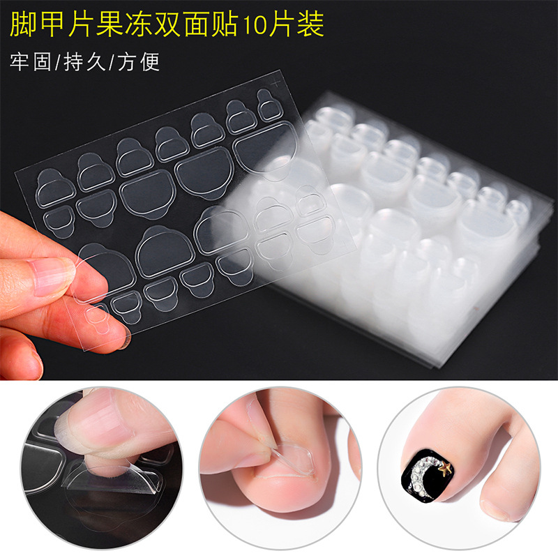 Hidden Nail Shaped Piece Glue Waterproof Nail Jelly Double-Sided Adhesive Tape Double-Sided Adhesive Tape Toenails, White
Hidden Nail Shaped Piece Glue Waterproof Nail Jelly Double-Sided Adhesive Tape Double-Sided Adhesive Tape Toenails, White