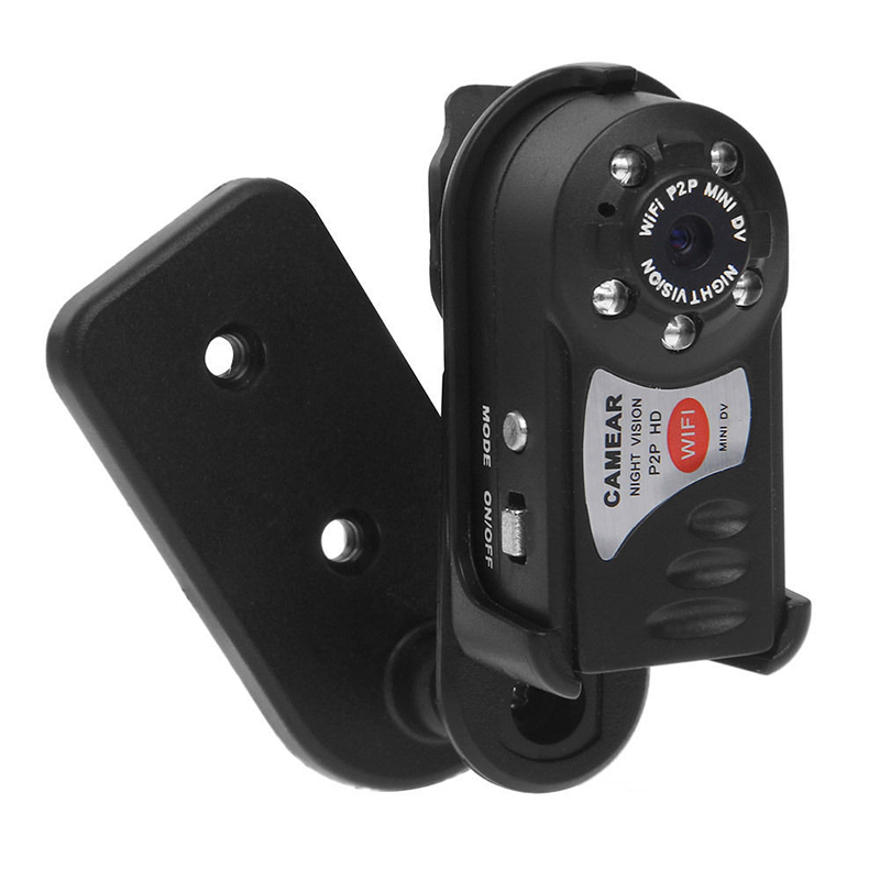 Mini Q7 Camera Wifi DVR Wireless Camcorder Video Recorder DV Infrared Night Vision Camera Motion Detection Built-in Microphone, As pic
Mini Q7 Camera Wifi DVR Wireless Camcorder Video Recorder DV Infrared Night Vision Camera Motion Detection Built-in Microphone, As pic