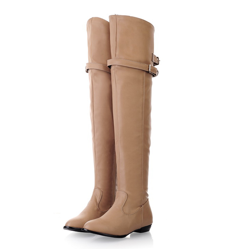 Lucyever 2020 Autumn Winter Over The Knee Boots Women Solid Color Pu Buckle Long Boots Woman Retro Rome Riding Botas Mujer, Beige
Lucyever 2020 Autumn Winter Over The Knee Boots Women Solid Color Pu Buckle Long Boots Woman Retro Rome Riding Botas Mujer, Beige