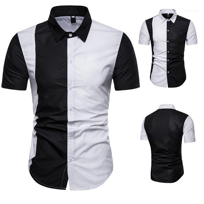 Neck Shirts Fit Designer Male Tops Summer Stylish Slim Mens Shirts Casual Color Matching O, Black
Neck Shirts Fit Designer Male Tops Summer Stylish Slim Mens Shirts Casual Color Matching O, Black