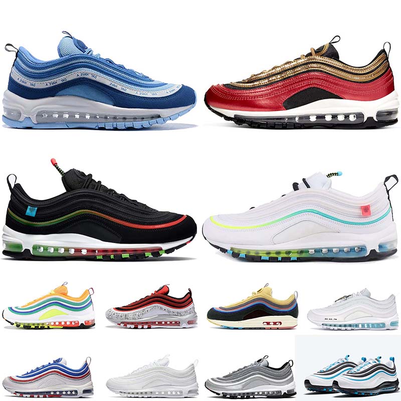 New Arrival Men 97s Running Shoes MSCHF x INRI Jesus Worldwide Black Pack Mens Womens Trainers Sports Sneakers Size 36-45
New Arrival Men 97s Running Shoes MSCHF x INRI Jesus Worldwide Black Pack Mens Womens Trainers Sports Sneakers Size 36-45