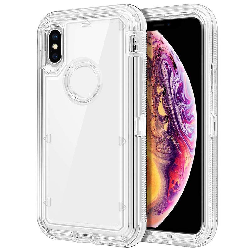 Transparent Heavy Duty Defender Case Shock Absorption Crystal Clear Case For Iphone XS Max XR 8 Plus Samsung Note 9 S10 No Clip OPP Bag, Blue
Transparent Heavy Duty Defender Case Shock Absorption Crystal Clear Case For Iphone XS Max XR 8 Plus Samsung Note 9 S10 No Clip OPP Bag, Blue