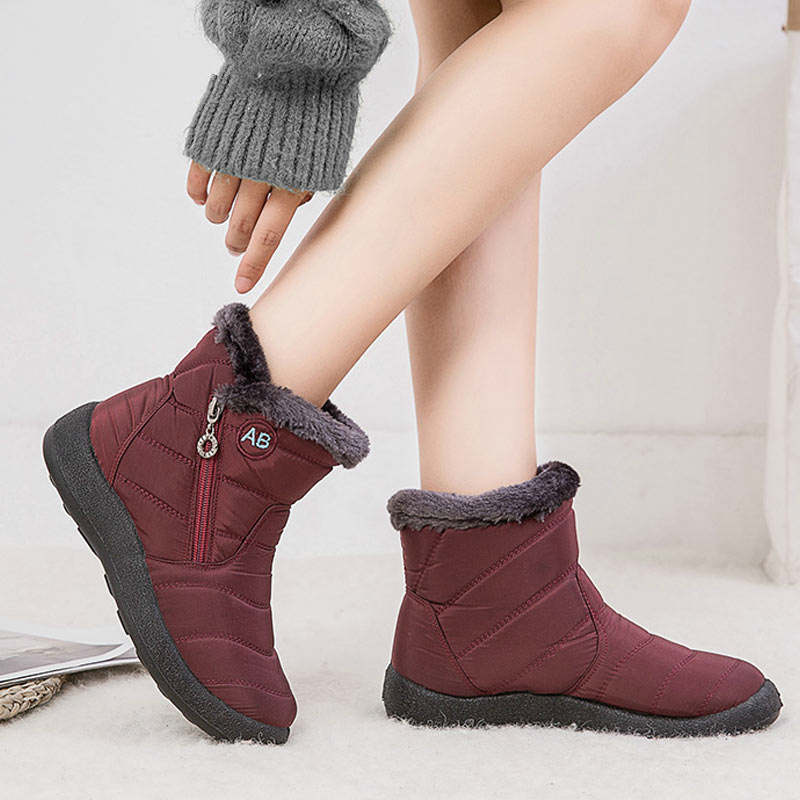 Winter shoes woman casual lightweight slip-on warm short plush ankle boots for women shoes platform waterproof red snow boots, K05 red
Winter shoes woman casual lightweight slip-on warm short plush ankle boots for women shoes platform waterproof red snow boots, K05 red