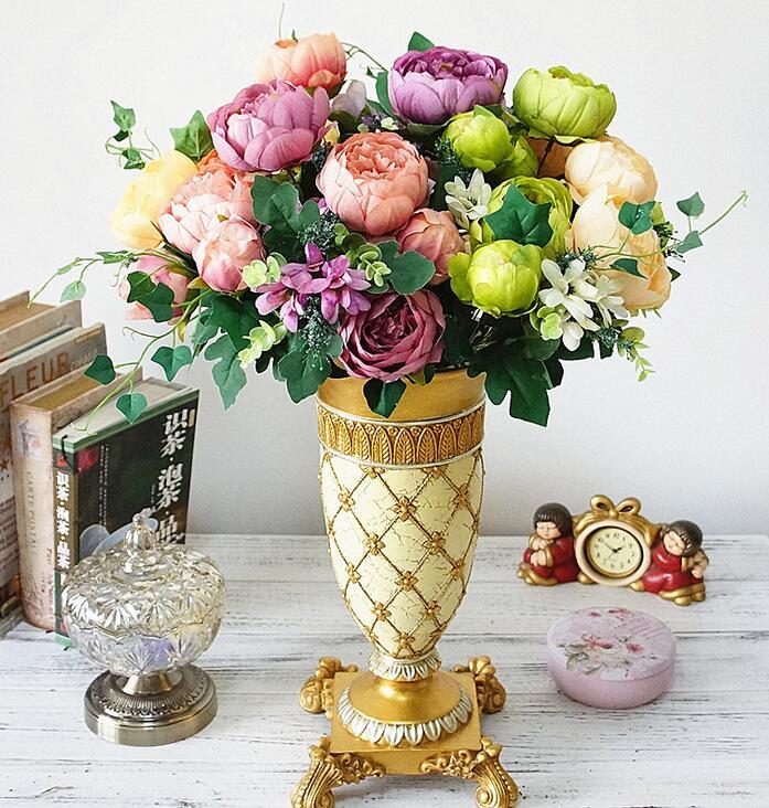 Peony flowers uropeanism artificial noble peony flower Party Decorative flowers silk wedding decoration artificial, Blue
Peony flowers uropeanism artificial noble peony flower Party Decorative flowers silk wedding decoration artificial, Blue