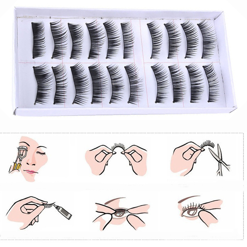 Natural Thick False Eyelashes 10 Pairs Cross False Eyelashes Beauty Tools Black Terrier Eyelash Extension Beauty Makeup Tools
Natural Thick False Eyelashes 10 Pairs Cross False Eyelashes Beauty Tools Black Terrier Eyelash Extension Beauty Makeup Tools